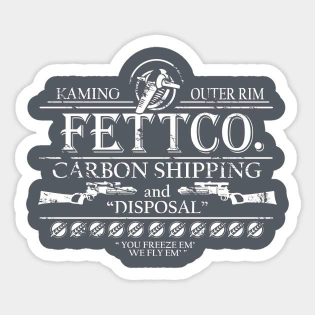 FettCo. Sticker by CreativeOutpouring